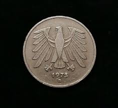 GERMANY - 5 Deutsche Mark 1975 D (Bavarian Central Mint - Munich) | eBay
