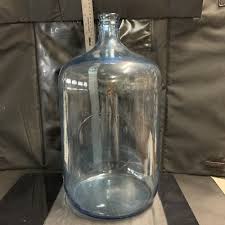 Vintage 5 Gallon Glass Water Bottle Jug Blue Tint ...