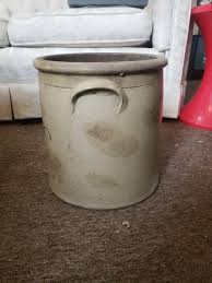 Antique Stoneware Crock Blue Decoration | eBay