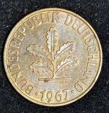 1 Mark 1967 J, Federal Republic - 1950-2001 - 1 Mark - Germany - Coin - 32495