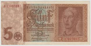 Vintage Germany WWII - 5 Reichsmark BANKNOTES, Year 1942 | eBay