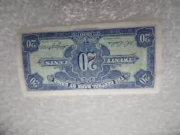 1940 The Central Bank of China 20 Cents Note | eBay