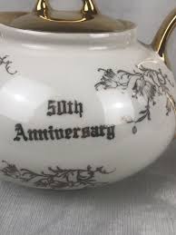 Hand painted 22-Kt. Gold 50th Anniversary Teapot with Lid | eBay