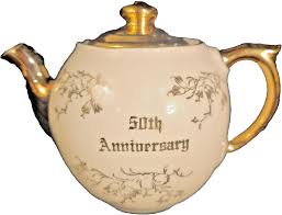 Vintage Kingwood Ceramics 50th Anniversary Hand Painted 22kt ...