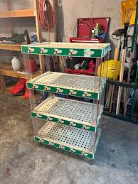Vintage 7 Up Display Shelf