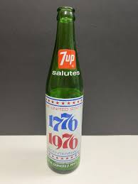 Vintage 7up Commemorative Glass Soda Pop Bottle Liberty Bell ...