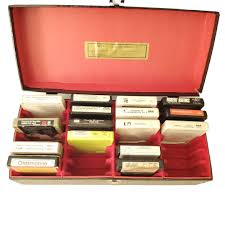 Vintage 8 Track Cassettes in Black Case Lot of 16 - Etsy