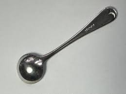 ANTIQUE VINTAGE "E.P.N.S." SIGNED MINIATURE 3" SALT CONDIMENT SPOON | eBay
