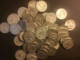 90% US Mint Silver Coin 1 Pound Washington Mercury Quarters ...