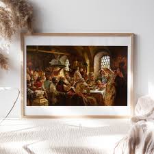 Konstantin Makovsky, A Boyar Wedding Feast, 1883, Fine Art ...