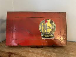 Vintage Erector Set in Metal Case-- Not Complete - Etsy