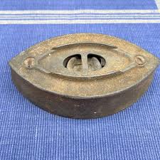 Vintage Cast Iron Sad Iron: Rustic Door Stop - Etsy