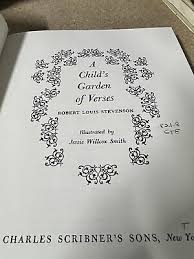 A Child's Garden of Verses By Robert Louis Stevenson ...