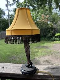 Christmas Story Leg Lamp Fishnet Stocking Lampshade 18.5” Burlesque | eBay