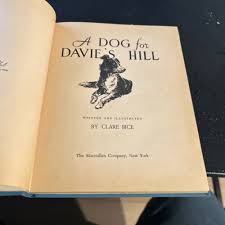 A Dog for Davie's Hill, Clare Bice, Vintage 1957, Weekly ...