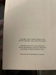 The Sun Also Rises by Ernest Hemingway (1954 Hardcover ...