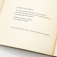 FLASH AND FILIGREE | Terry Southern | First printing