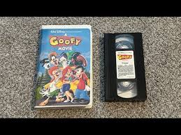 A Goofy Movie 1995 VHS (Vertical Sticker Label Copy ...