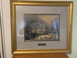 A Holiday Gathering By Thomas Kinkade Original Lithgraph