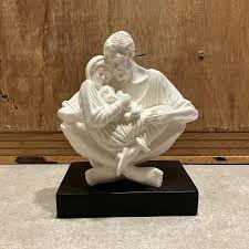 Vintage Holy Family Statue: Timothy P. Schmalz Resin ...