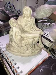 Vintage marked “Made in Italy” 5X4” Mary & Jesus Lamentation ...