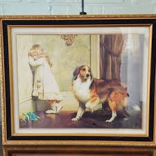 Vintage, Victorian Artist, 1893 Signed by Charles Burton Barber, "a Special Pleader" in Gold Frame - Etsy