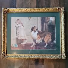 Ornate Antique Victorian Gold Gilted Frame fit 28x22 Composite Painting Or Print | eBay