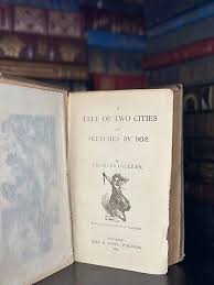 A Tale of Two Cities and Sketches By Boz by Charles Dickens 1883 | eBay