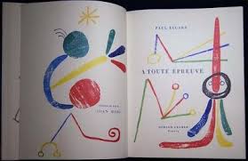 1984 PAUL ELUARD A TOUTE EPREUVE GRAVURES SUR BOIS JOAN MIRO ...