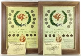 Sold at Auction: (2) Tribute To The Old West Coin Collections