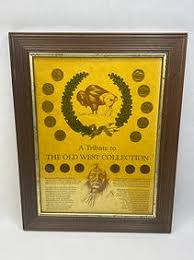 Framed A Tribute To The Old West Collection Buffalo Nickels ...
