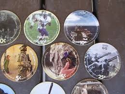 Vtg AAFES Pog Paper Coin Mixed Lot | eBay