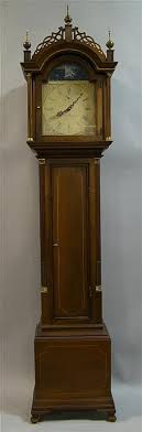 Lot - AARON WILLARD STYLE GRANDFATHER CLOCK