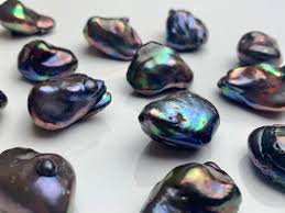 One Piece 19-23x26-33 Mm AAA Very Rare Jumbo Rainbow Peacock ...