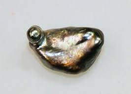 Black Tahitian Keshi Pearl - 0.56 gm.