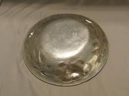 Vintage Germany Round Pewter Bowl Grapes and Wheat Design 9 ...