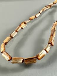 Abalone Shell Beads Strand Necklace 16 Inches | eBay