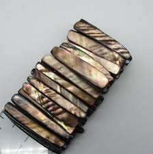 Brown Shell Stretch To Fit Chunky Bracelet | eBay