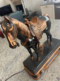 Vintage 1940's Horse & Saddle Table Radio Bronze Copper Finish Abbotwares Model # Z477 Beautiful - Etsy UK