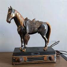 VINTAGE ABBOTWARES HORSE Radio With Removable Western Saddle $129.99 - PicClick