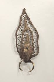 Papua new Guinea Mask Abelam Yam Woven Boars Tusk Mask | eBay