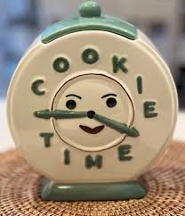 Vintage COOKIE TIME cookie jar - Abingdon USA 653, RARE ...