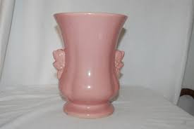 1940s VINTAGE McCoy PINK Pottery VASE ~ | eBay