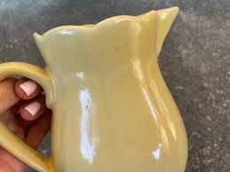 Vintage Ceramic Jug Natural Yellow Colour Pitcher Retro Kitchen Decor Tableware Country Home Summer Easter - Etsy