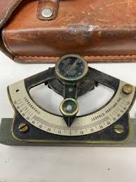 Leopold Portland OR USA Antique Topographic Angle Finder In leather Case | eBay