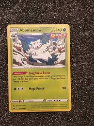 Abomasnow #10/198 - SWSH Chilling Reign Rare Pokemon 2021 TCG Card | eBay