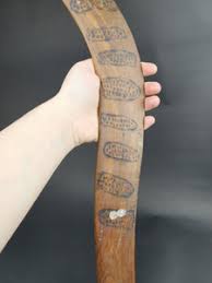 Antique Aboriginal Boomerang Hand Made Original Carved Wood ...