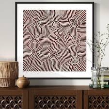 Aboriginal Painting, Hand Painted, Authentic Art, "tali" by Aboriginal Artist Sharon Butcher| 64cm X 63cm - Etsy