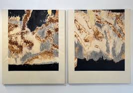 Tattered (Diptych) Painting by Stephen Rybacki | Saatchi Art