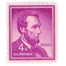 Abraham Lincoln Postage Stamps — Little Postage House